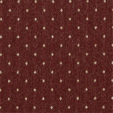 Designer Fabrics Designer Fabrics C616 54 in. Wide Rustic Red And Beige; Dotted Country Style Upholstery Fabric C616